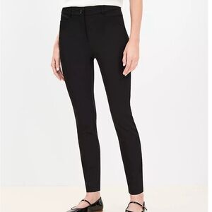 NWT- LOFT Black Ankle Crop Pants - Curvy Fit